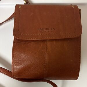 American Leather Co. Tan Crossbody Bag